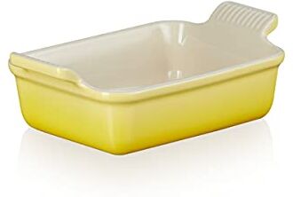 LE CREUSET Pirofila rettangolare Tradition in gres vetrificato, 19 cm, 1.1 L, Giallo,