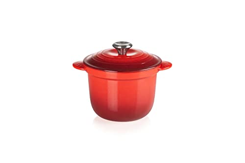 LE CREUSET Cocotte Every in ghisa vetrificata, 18 cm, Arancio