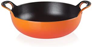 LE CREUSET Casseruola Balti in ghisa vetrificata, diameter 24 cm, Arancio, 20142240900460