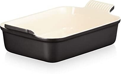 LE CREUSET Pirofila rettangolare Tradition in gres vetrificato, 26 cm, 2.4 L, Nero (Matt),