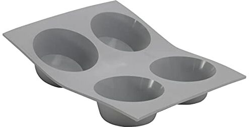 DE BUYER DeBuyer D Elastomoule-Mini Stampo in Silicone per Muffin, 74 cm, Grigio, 30.4 x 18.21 x 3.61 cm