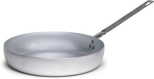 Pentole Agnelli Family Cooking Alluminio Padella con Manico, Argento, 20 cm