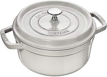 STAUB Casseruola Tartufo Bianco Ghisa con Tondo Spikes 22 cm