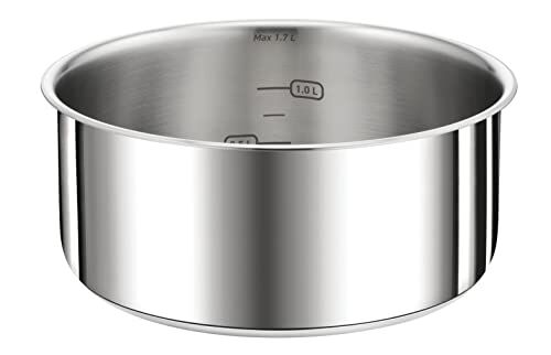 Tefal Ingenio Preference Casseruola 16 cm, impilabile, acciaio inossidabile, induzione, versatilità, salvaspazio,