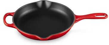 LE CREUSET Padella doppio becco Evolution in ghisa vetrificata, Rotonda, diameter 23 cm, Ciliegia, 20182230600422