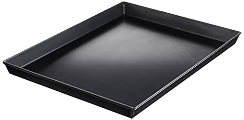 BALLARINI Professionale 3044.40 Teglia Rettangolare con Angoli Svasati, Ferro Blu, Nero, 40 x 30 x 3 cm