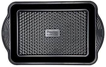 Prestige Teglia da forno Aerolift antiaderente, lavabile in lavastoviglie con grandi manici, resistente teglia da forno in acciaio al carbonio, 33 x 23 x 5 cm, 9» x 13»