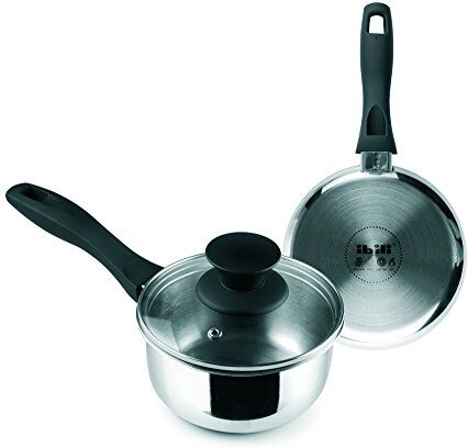 IBILI , Pentolino con coperchio Induktion, 14 cm, acciaio inox, adatto per induzione.