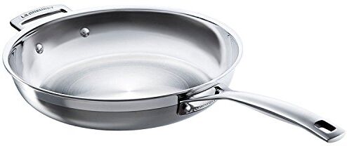 Le Creuset Padella bassa con maniglia in acciaio inox, diameter 28 cm, Compatibile con Tutte le Fonti di Calore (Induzione e Forno Inclusi), 96200228001100