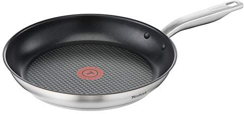 Tefal Virtuoso  Padella antiaderente con sistema termico, 28 cm, in acciaio INOX