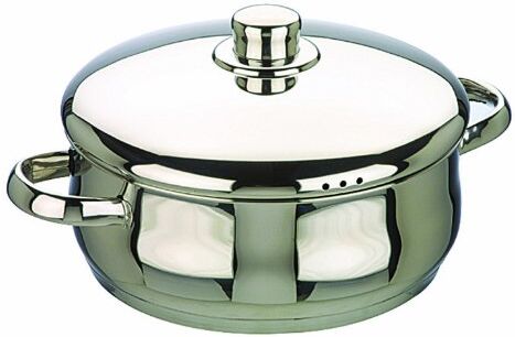 IBILI , Casseruola con coperchio Oslo, 16 cm, acciaio inox, adatta all’induzione.