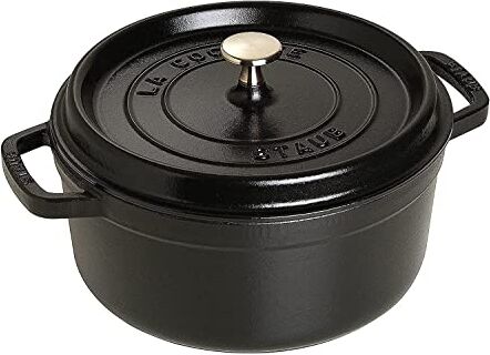 ZWILLING STAUB La Cocotte Casseruola, Ghisa, Nero, 24 cm, 3,8 Litri