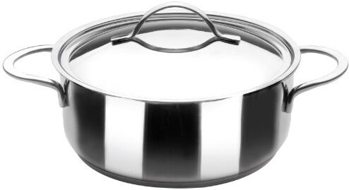 IBILI , Casseruola con coperchio Noah, 18 cm, Acciaio inox 18/10, adatta all’induzione.