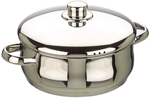 IBILI Casseruola con coperchio Oslo, 18 cm, acciaio inox, adatta all’induzione.