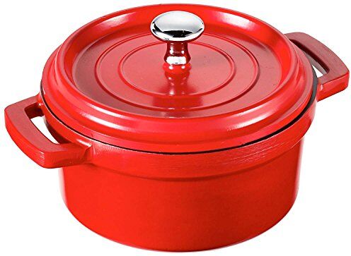 LACOR 25914- Pentola di alluminio pressofuso, 14 cm, colore rosso