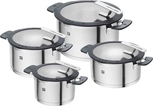 ZWILLING SIMPLIFY 66870-004-0 Pots set Stainless steel 4 pcs. Silver Black