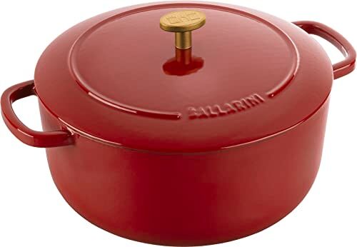 BALLARINI Bellamonte Cocotte rotonda 24 cm, rosso, Ghisa