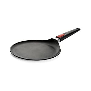 Woll Padella antiaderente/per crêpe 1226 N, piatta da 26 cm con manico rimovibile incluso Woll Padella antiaderente/per crêpe 1226 N, piatta da 26 cm con manico rimovibile incluso