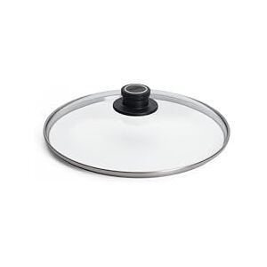 Woll Coperchio in Vetro Tondo 28 cm con pomolo Woll Coperchio in Vetro Tondo 28 cm con pomolo