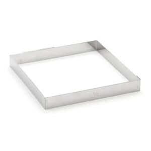DE BUYER Stampo quadrato acciaio cm. 16x16, 3905-16 DE BUYER Stampo quadrato acciaio cm. 16x16, 3905-16
