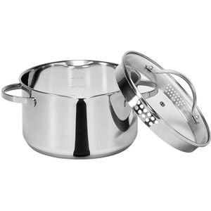 KRÜGER 101020A Pentola in Acciaio Inox con beccuccio, Adatta all'induzione, ø 20 cm KRÜGER 101020A Pentola in Acciaio Inox con beccuccio, Adatta all'induzione, ø 20 cm