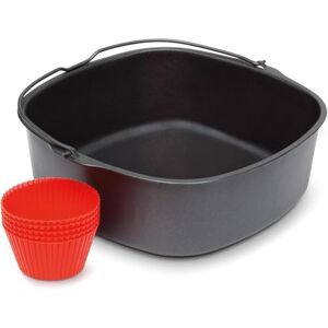 Philips Kit Baking Master Accessori per la cotttura al forno con Airfryer, Con 7 stampi per muffin in silicone, Con teglia da forno, Lavabile in lavastoviglie, Incluso libro di ricette () Philips Kit Baking Master Accessori per la cotttura al forno con Airfryer, Con 7 stampi per muffin in silicone, Con teglia da forno, Lavabile in lavastoviglie, Incluso libro di ricette ()