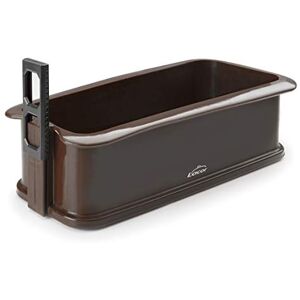 LACOR 66776 Stampo rettangolare in silicone staccabile, Pasta, Silicone alimentare antiaderente, Chiusura sicura, Ideale per Pastelli e Torte, Base di vetro, 29 x 13 cm, Marrone LACOR 66776 Stampo rettangolare in silicone staccabile, Pasta, Silicone alimentare antiaderente, Chiusura sicura, Ideale per Pastelli e Torte, Base di vetro, 29 x 13 cm, Marrone