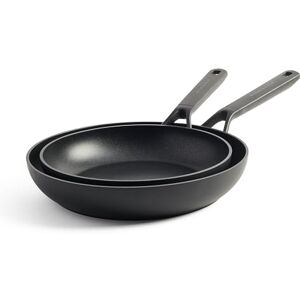 KitchenAid Classic Forged Aluminium Set di Padelle in Alluminio duro anodizzato Senza PFAS Ceramica antiaderente, 24cm e 28cm, Adatte a Tutti i Tipi di Fornelli, Induzione, Forno e Lavastoviglie, Nero KitchenAid Classic Forged Aluminium Set di Padelle in Alluminio duro anodizzato Senza PFAS Ceramica antiaderente, 24cm e 28cm, Adatte a Tutti i Tipi di Fornelli, Induzione, Forno e Lavastoviglie, Nero