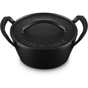 Le Creuset Pentola in Ferro Battuto per Esterni - 25cm - Nero Opaco - Pentole Le Creuset Pentola in Ferro Battuto per Esterni - 25cm - Nero Opaco - Pentole