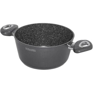 Aeternum , Petragres Ecosolution, Casseruola Antiaderente, Diametro 28 cm, Full Induction, Adatto all'Induzione, Rivestimento PFAS FREE, Grigio scuro Aeternum , Petragres Ecosolution, Casseruola Antiaderente, Diametro 28 cm, Full Induction, Adatto all'Induzione, Rivestimento PFAS FREE, Grigio scuro