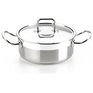 BRA Profesional Casseruola con coperchio di acciaio inossidabile Professionale 22 Cm BRA Profesional Casseruola con coperchio di acciaio inossidabile Professionale 22 Cm