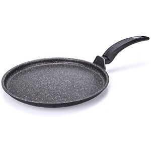 Moneta Hercules Piastra Antiaderente Stone, Alluminio Rivestito, Nero, 32 cm Moneta Hercules Piastra Antiaderente Stone, Alluminio Rivestito, Nero, 32 cm