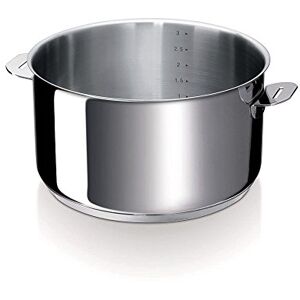 Beka 12326204, Pentola Evolution, Senza Manico, Argento (Stahlgrau), 20 cm Beka 12326204, Pentola Evolution, Senza Manico, Argento (Stahlgrau), 20 cm