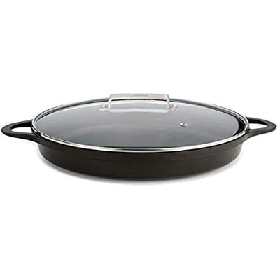 Valira Cazuelas Casseruola Bassa Premium 36 cm Prodotta in Spagna, Fusione di Alluminio con Antiaderente Rinforzato, Adatta per l'induzione, Include Coperchio e Maniglie Valira Cazuelas Casseruola Bassa Premium 36 cm Prodotta in Spagna, Fusione di Alluminio con Antiaderente Rinforzato, Adatta per l'induzione, Include Coperchio e Maniglie
