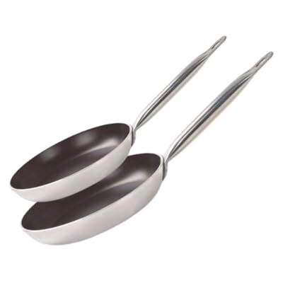 ELO Set di 2 stufe in alluminio, padella a induzione, padella antiaderente, padella senza pentole, alluminio, ceramica, acciaio inox, 32 e 28 cm ELO Set di 2 stufe in alluminio, padella a induzione, padella antiaderente, padella senza pentole, alluminio, ceramica, acciaio inox, 32 e 28 cm