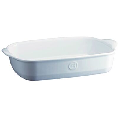Emile Henry EH Teglia da forno in ceramica, rettangolare, 36 x 23 x 7 cm, colore: Bianco Emile Henry EH Teglia da forno in ceramica, rettangolare, 36 x 23 x 7 cm, colore: Bianco