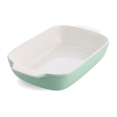 KitchenAid - Pistacchio Grande 32cm Piatto rettangolare in ceramica - Coperchio in bambù KitchenAid - Pistacchio Grande 32cm Piatto rettangolare in ceramica - Coperchio in bambù