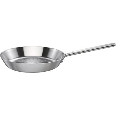 Fiskars Norden Steel Padella, Ø 28 cm, Non rivestita, Acciaio inox Fiskars Norden Steel Padella, Ø 28 cm, Non rivestita, Acciaio inox