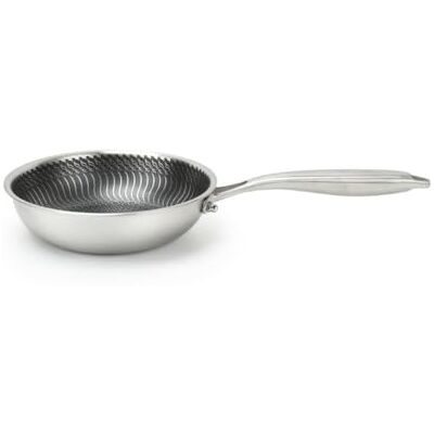 H&H Padella Evolution 26 cm in Acciaio Inox e Alluminio – Rivestimento Antiaderente a Nido d’Ape, Fondo per Induzione, Manico Ergonomico Isolante, Adatta a Tutti i Piani Cottura H&H Padella Evolution 26 cm in Acciaio Inox e Alluminio – Rivestimento Antiaderente a Nido d’Ape, Fondo per Induzione, Manico Ergonomico Isolante, Adatta a Tutti i Piani Cottura