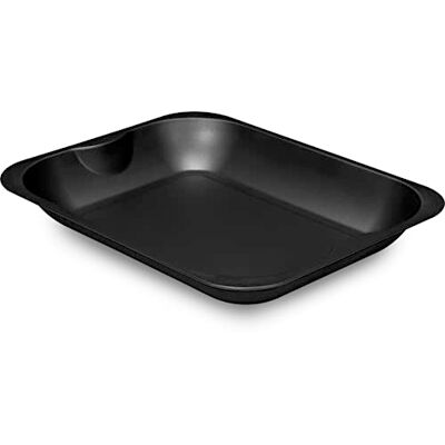 Guardini , Rostiera 28x35 cm, Acciaio con rivestimento antiaderente, Nero, Made in Italy, Linea Gardenia Guardini , Rostiera 28x35 cm, Acciaio con rivestimento antiaderente, Nero, Made in Italy, Linea Gardenia
