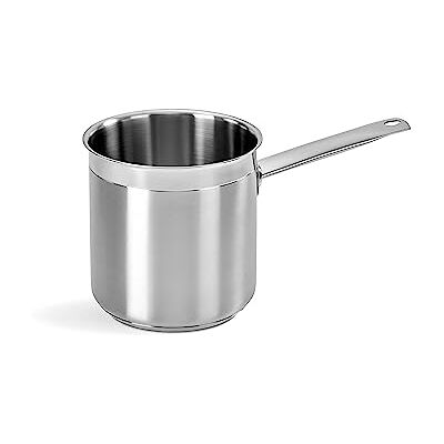 Barazzoni Professional, Milkpot ø14 cm, acciaio inox 18/10, capacità 2,25 l, induzione, made in Italy Barazzoni Professional, Milkpot ø14 cm, acciaio inox 18/10, capacità 2,25 l, induzione, made in Italy