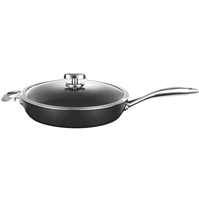 SCANPAN – PRO IQ 68103200 – Casseruola Bassa con Coperchio, 32 cm SCANPAN – PRO IQ 68103200 – Casseruola Bassa con Coperchio, 32 cm