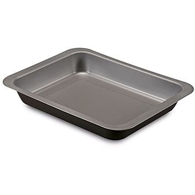 Guardini , Lasagnera 24x32 cm, Acciaio con rivestimento antiaderente, Nero e Grigio, Made in Italy, Linea Happy Hour Guardini , Lasagnera 24x32 cm, Acciaio con rivestimento antiaderente, Nero e Grigio, Made in Italy, Linea Happy Hour