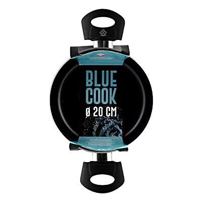 Home Casseruola 2 Manici Antiaderente, Bluecook, Induzione, 20 cm, Alluminio Home Casseruola 2 Manici Antiaderente, Bluecook, Induzione, 20 cm, Alluminio