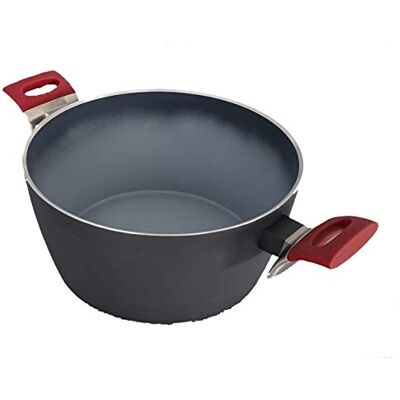 Moneta Casseruola 20 cm, 2.5 Litri, Alluminio Forgiato Moneta Casseruola 20 cm, 2.5 Litri, Alluminio Forgiato