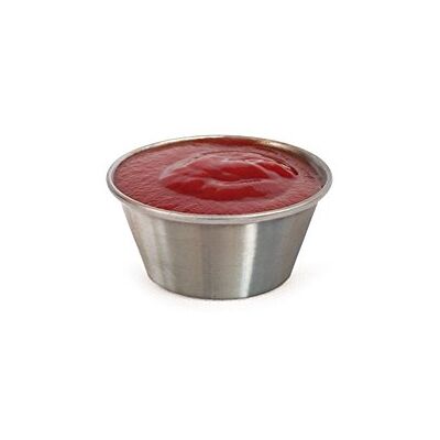 Garcia de Pou 12 unità Ramekin, 5.9 x 3.7 cm, in acciaio INOX, argento, 5.9 x 30 x 3.7 cm Garcia de Pou 12 unità Ramekin, 5.9 x 3.7 cm, in acciaio INOX, argento, 5.9 x 30 x 3.7 cm