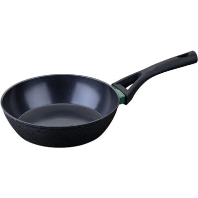 Fackelmann Chefkoch trifft Padella in ceramica Hamburg, diametro 24 cm, padella di alta qualità in alluminio riciclato con rivestimento antiaderente in ceramica e manico soft touch Fackelmann Chefkoch trifft Padella in ceramica Hamburg, diametro 24 cm, padella di alta qualità in alluminio riciclato con rivestimento antiaderente in ceramica e manico soft touch