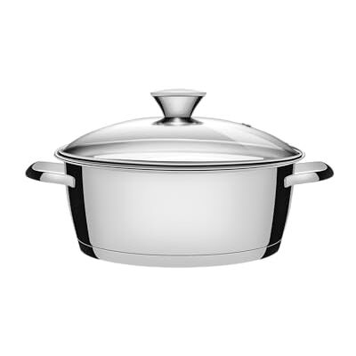 Tramontina Pentola in Acciaio Inox Fondo Triplo con Coperchio in Vetro Allegra 24 cm 4,2L Tramontina Pentola in Acciaio Inox Fondo Triplo con Coperchio in Vetro Allegra 24 cm 4,2L