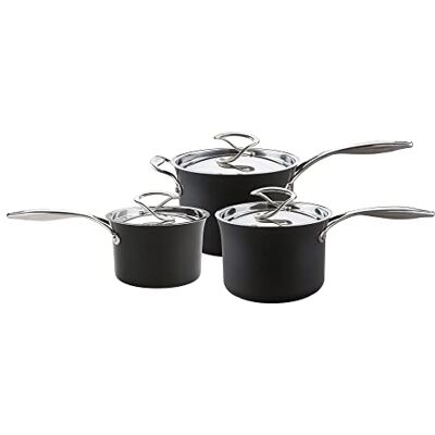 Circulon Style Set di pentole anodizzate dure, 3 pezzi Circulon Style Set di pentole anodizzate dure, 3 pezzi