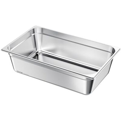 VEVOR Pentola per Vapore in Acciaio Inox, 15 cm di Profondità, Pentola a Tavolo da 82 L, Forniture per Ristoranti Anti-Inceppamento, Antiruggine, per la Casa, Feste, Ristoranti, 1 Confezione VEVOR Pentola per Vapore in Acciaio Inox, 15 cm di Profondità, Pentola a Tavolo da 82 L, Forniture per Ristoranti Anti-Inceppamento, Antiruggine, per la Casa, Feste, Ristoranti, 1 Confezione